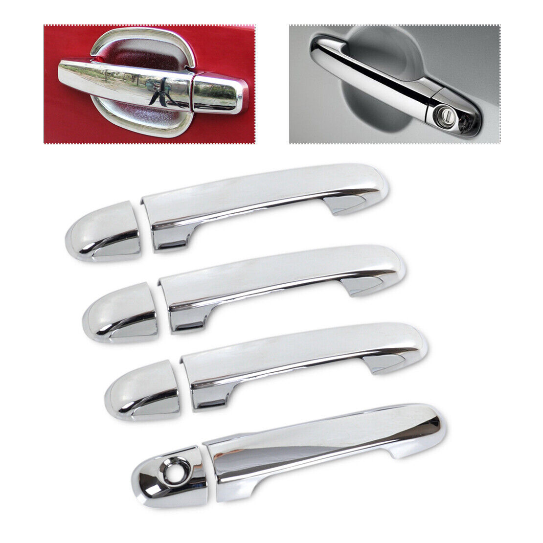 CHROME DOOR HANDLE COVER fit for Hyundai Elantra i30 2007 2008 2009 2010 2011 Li