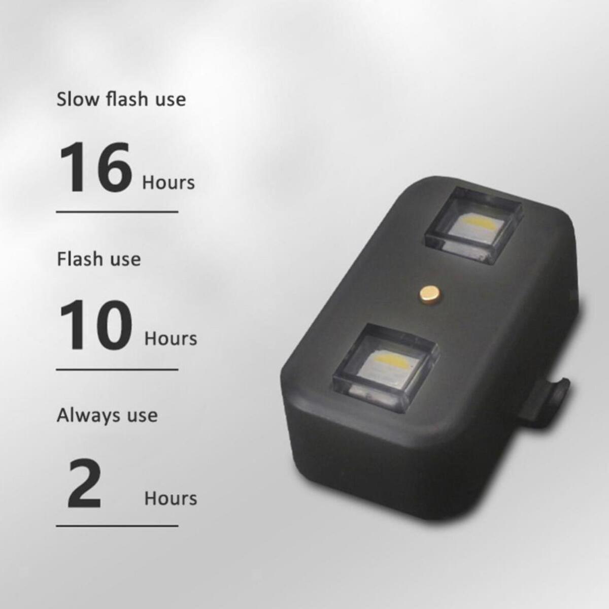 Compact Drone Strobe Lights 6 Colors 23 Lighting Modes Tail Lamp for Bike