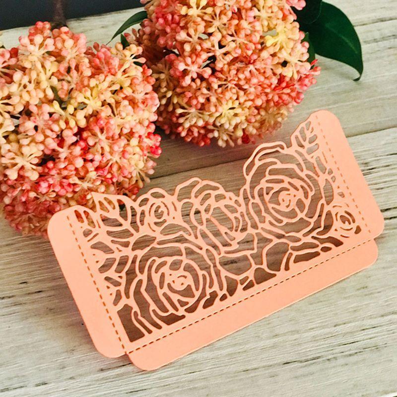 Rose Flowers Metal Cutting Dies Stencil DIY Scrapbooking Album Stamp Paper Card