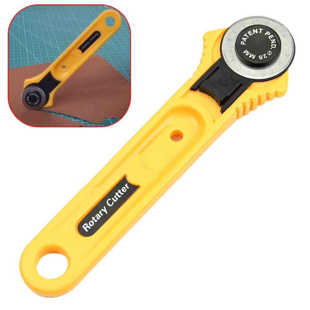 28mm Circular Cut Blade Patchwork Fabric Leather Craft Rotary Cutter