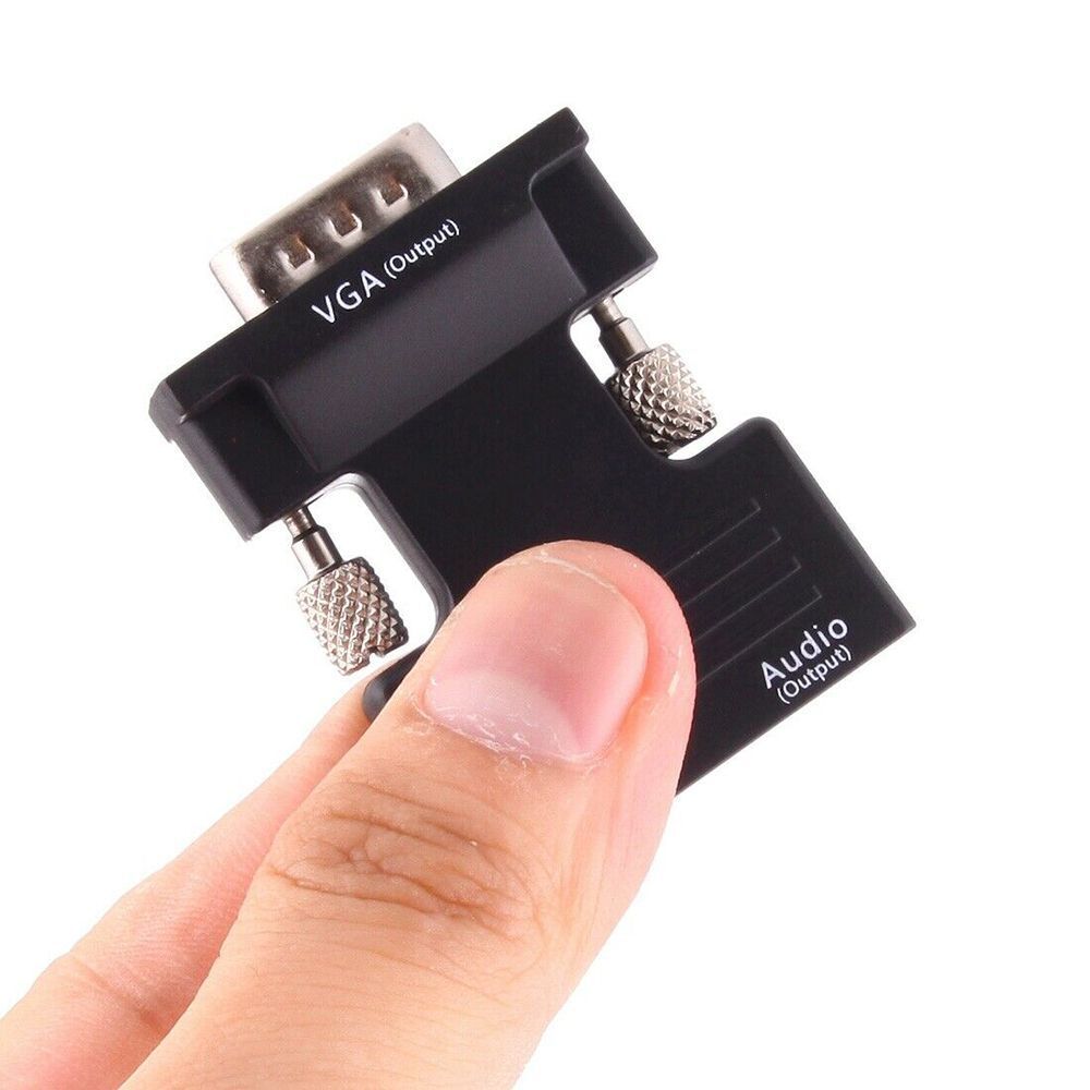 Projector Audio Adapter HDMI-compatible Converter HDMI to VGA Cable HDMI Female