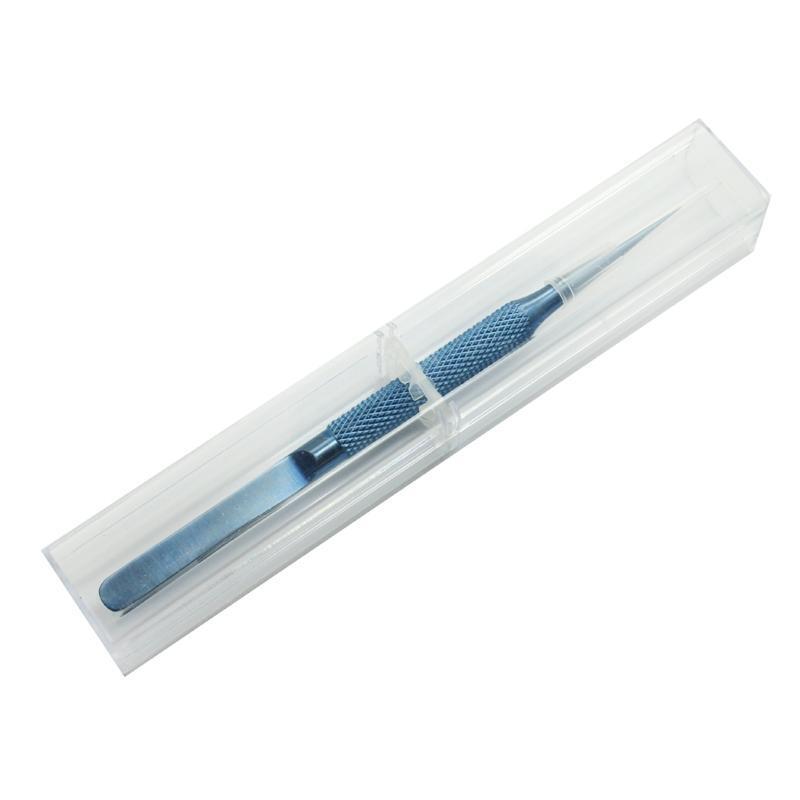 Precision Fingerprint Tweezers Titanium Alloy Tweezers for Electronic Components