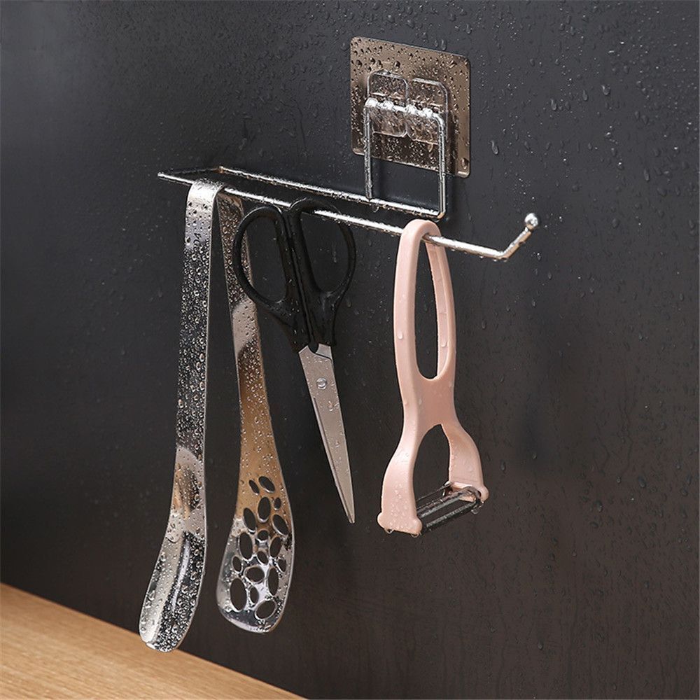 Home Hanging Stand Bath Ball Hanger Towel Holder Roll Paper Holder Tissue Rack