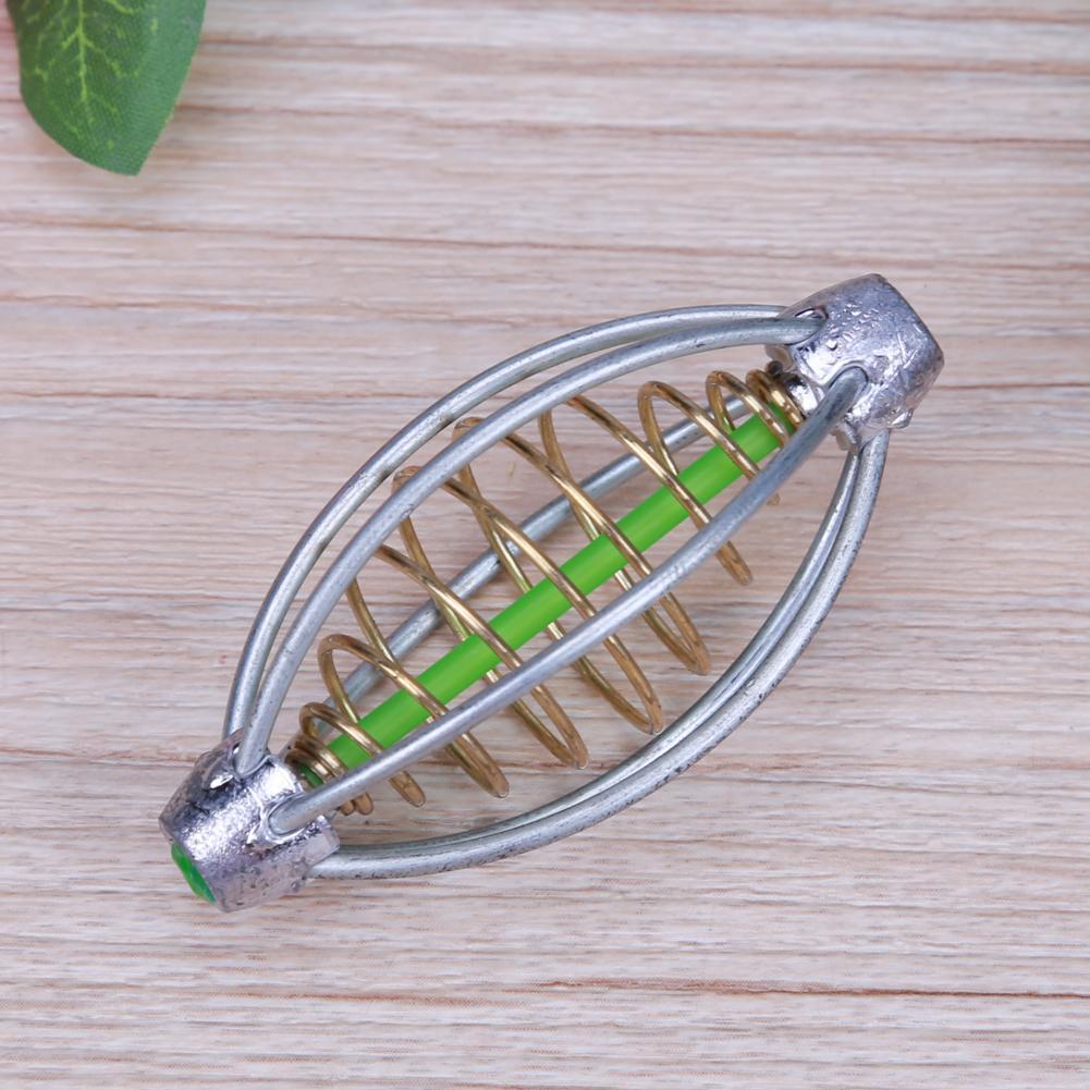 2PCS Spring+Lead Fishing Thrower Carp Fishing Catapults Fishing Bait Cage