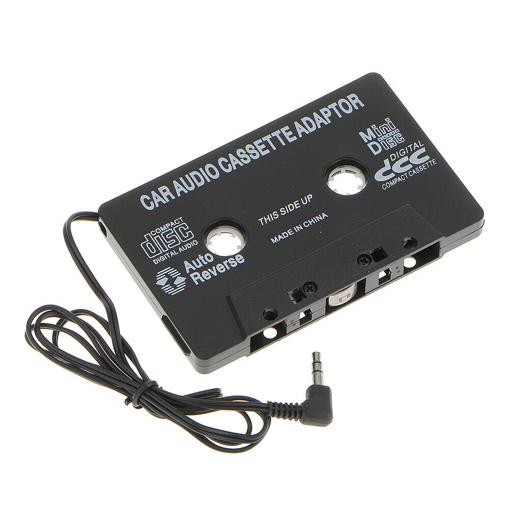 Car Cassette Adaptor Cassette Converter w/ 3.5mm Audio Cable for MP3 Player