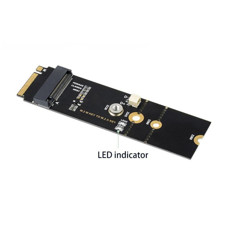 PCI-E PCI Express M Key to A Key Connector Supports 2230 2242 2260 2280 M.2 SSD