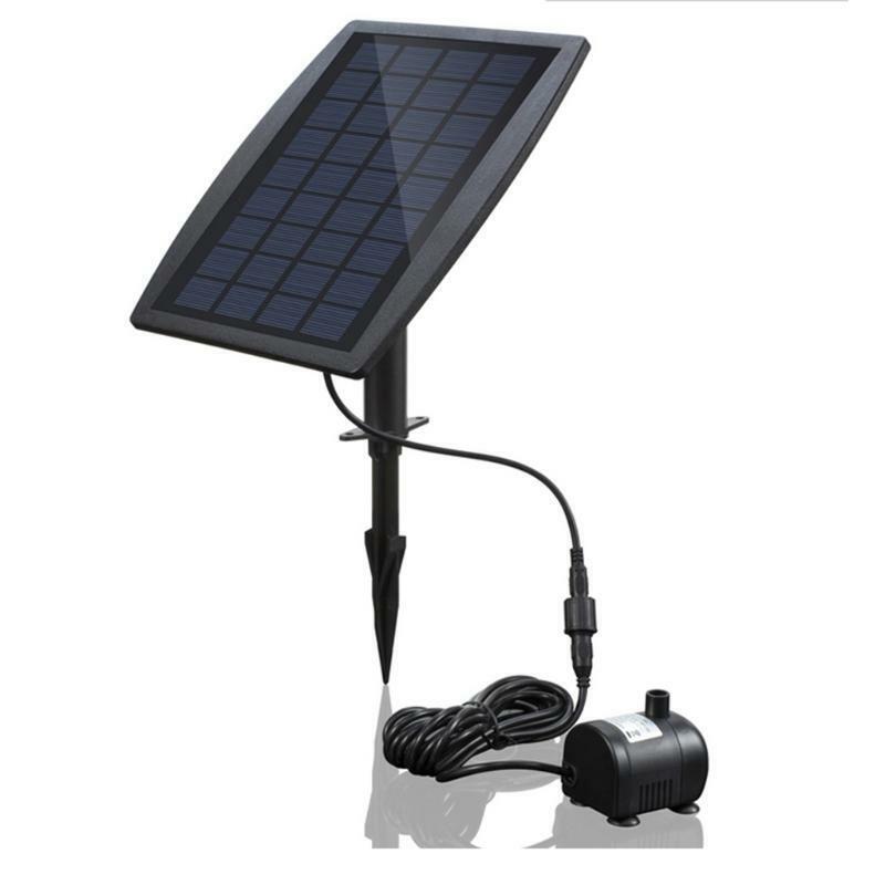 9V 1.8W Solar Fountain Pond Oxygen Purifier Solar Submersible Pump Decoration