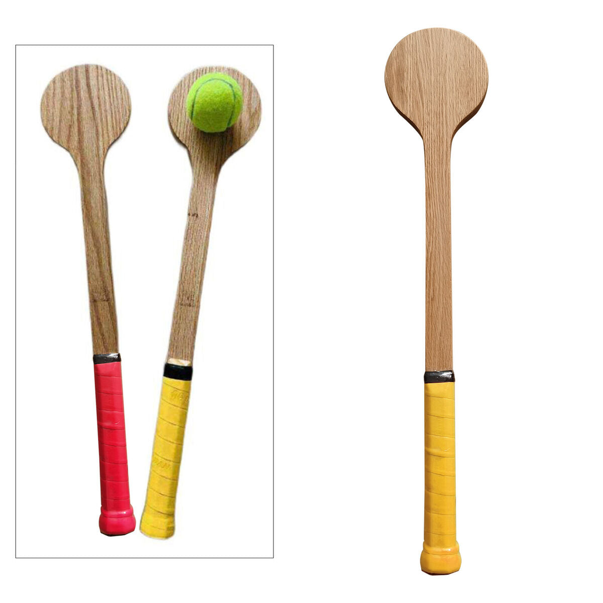 Tennis er Spoon Beginner Mid  Training Racket Gear Yellow