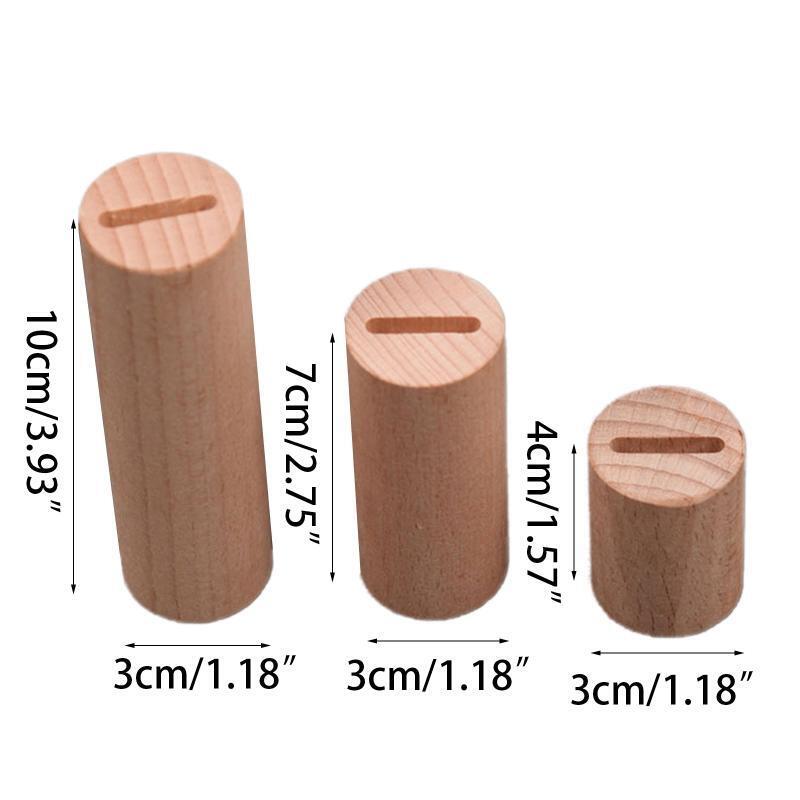 3 Pcs Ring Display Stands Cone Ring Holders Jewelry Tower Pillar Display Stands