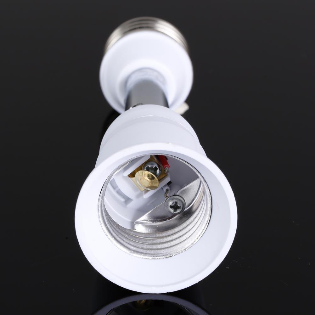 E27 Flexible Extend Extension Base Light Lamp with Adapter Converter