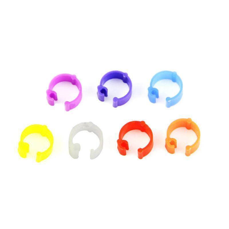 Pigeon Leg Rings 100Pcs Poultry Leg Ring Bands  Chicks Lovebird Small Poultry