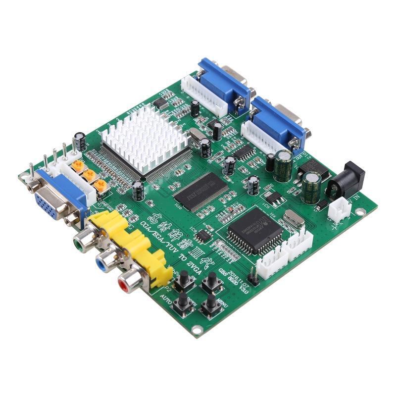 Arcade Game RGB CGA EGA YUV to VGA Video Converter Board 2 VGA Output Game