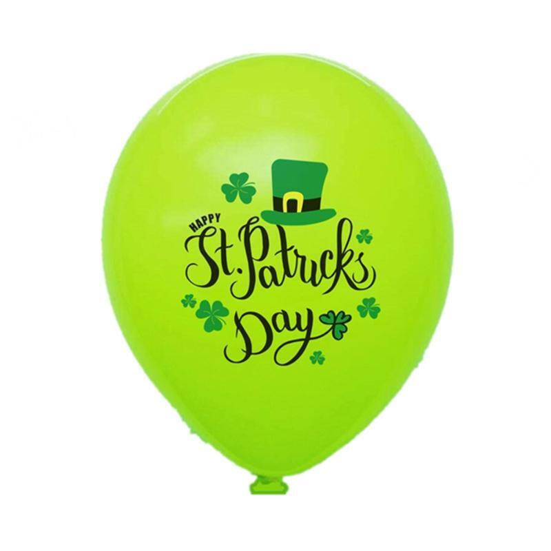 Saint Patricks Day Decors Shamrock Four Leaf Banner Flag Ballon Cake Toppers