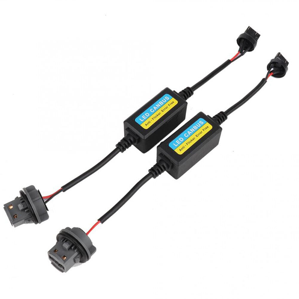 1 Pair T20 7443 LED Turn Signal Brake Light Canbus Anti Flicker Resistor