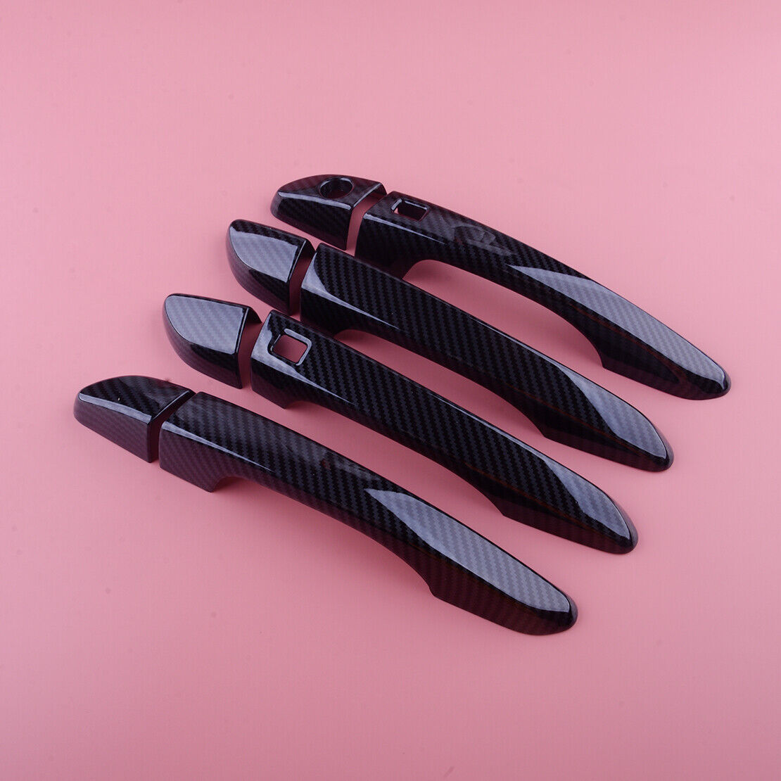 carbon fiber outside door handle cover trim Fit For Hyundai Tucson 2016-21