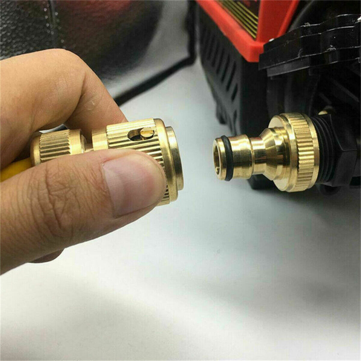 Brass Garden lawn Water Hose fitting Set Pipe Tap Connector tap Adaptor 1/2"