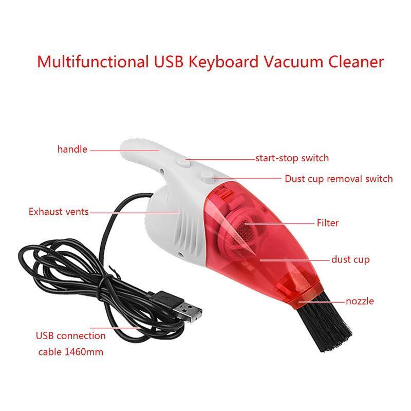 Handheld Vacuum Cleaner Mini Vacuum Cleaner Strong Suction USB Keyboard Cleaner