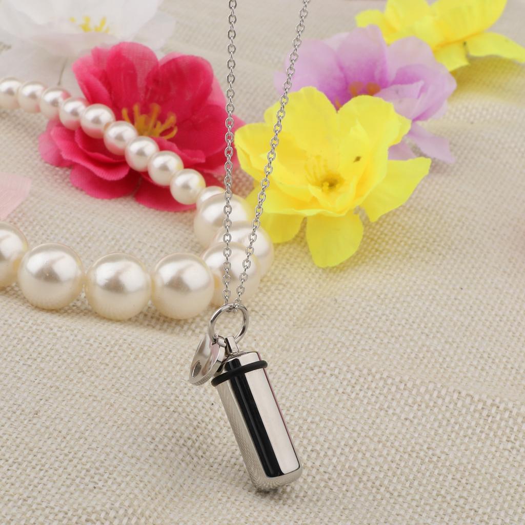 Charm Cremation Jewelry Ashes Keepsake Memorial Urn Necklace with  Heart