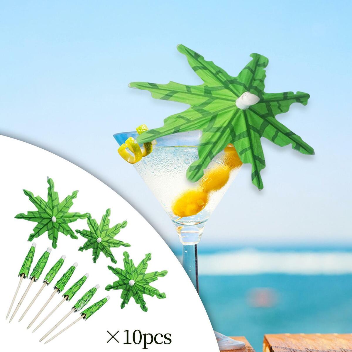 100 * Cocktail Umbrella  Parasol Cocktail Umbrellas Sticks for