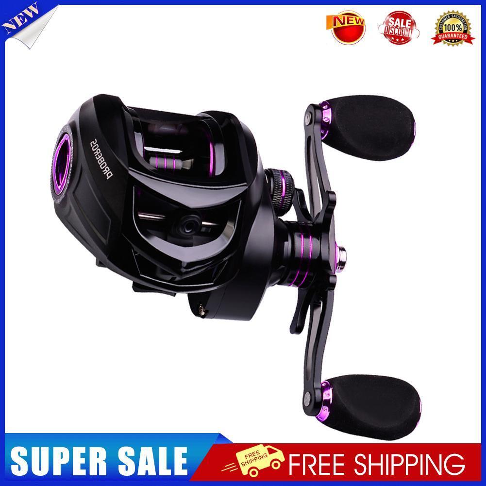 PROBEROS Baitcasting Reel 7.2/1 10kg Spool Max Drag 3+1BB Reels (CS10 Left)