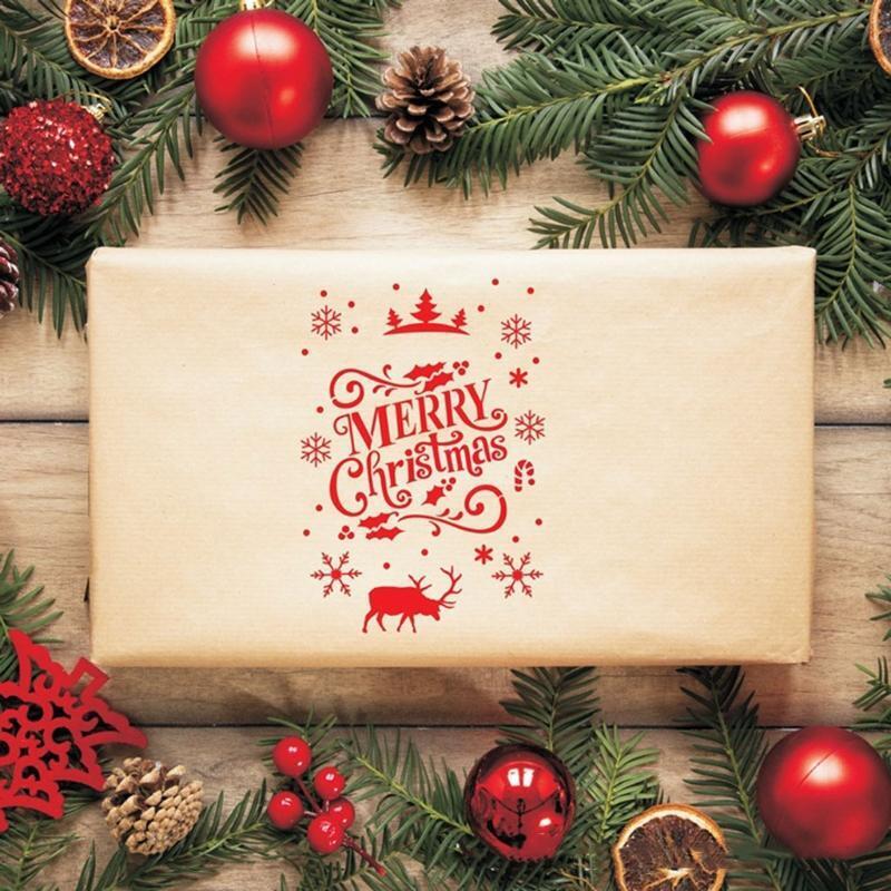 16 Pcs Christmas Stencils Plastic Drawing Templates for Home School Party Decors