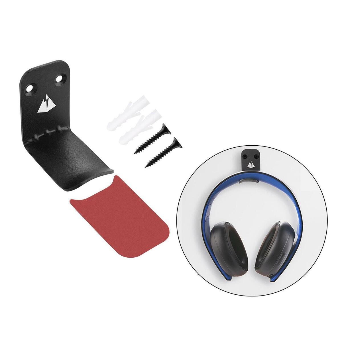 Headphone Hanger Adhesive Tape Headset Holder Rack for Earphones