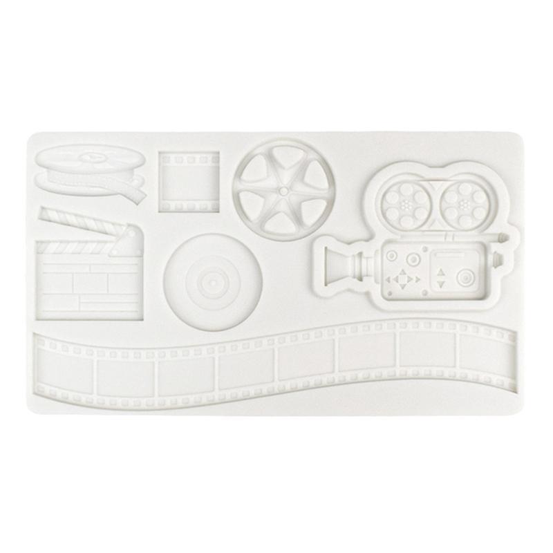 Film Equipment Shaped Silicone Mold Fondant Chocolate Mold DIY Baking Tool