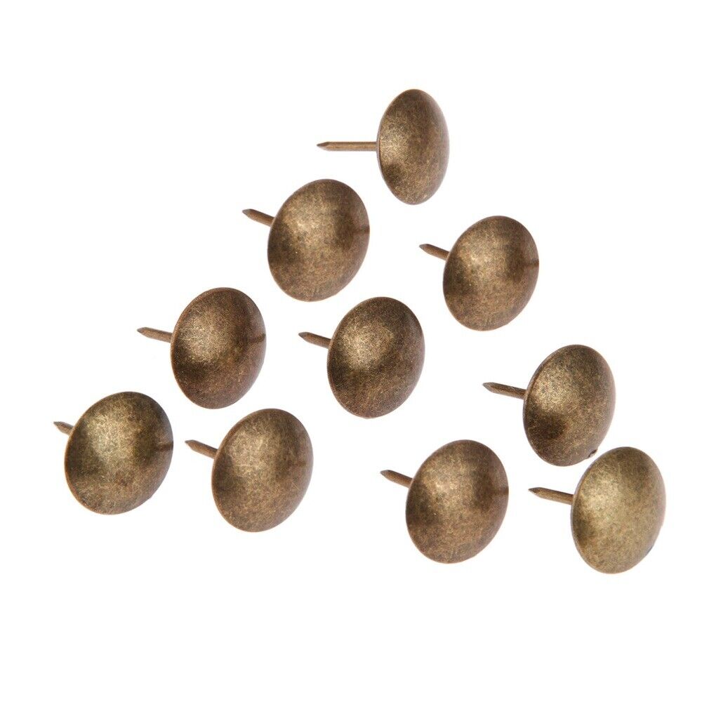 10pcs Furniture Decorative Nails Sofa Jewelry Box Upholstery Tacks Studs Pins