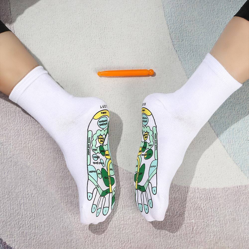 Physiotherapy Foot Point Acupressure Reflexology Socks Relieve Tired Feet