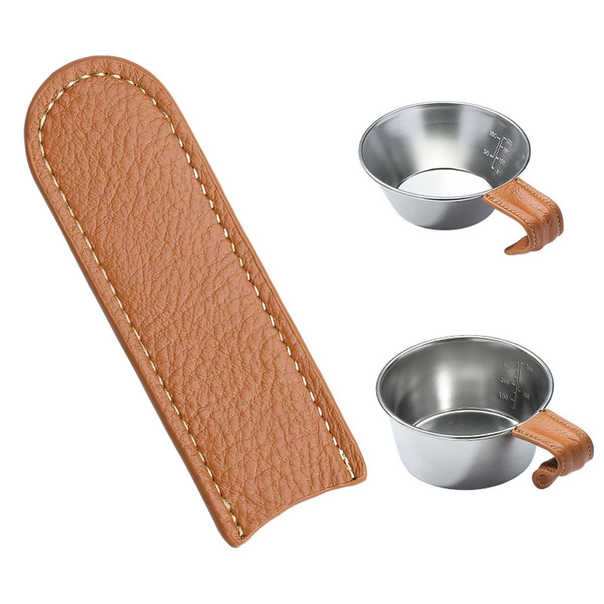 Handle Sleeve PU Leather Protective Case for Outdoor Durable Easy to Install