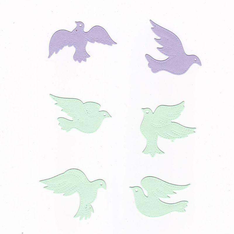 Pigeon Metal Cutting Dies Stencil DIY Scrapbooking Album Stamp Paper Card Crafts