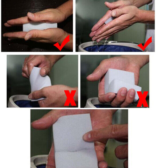 3pcs Easily Use Lighteight Car Clean Sponge Clean Washing Kit New