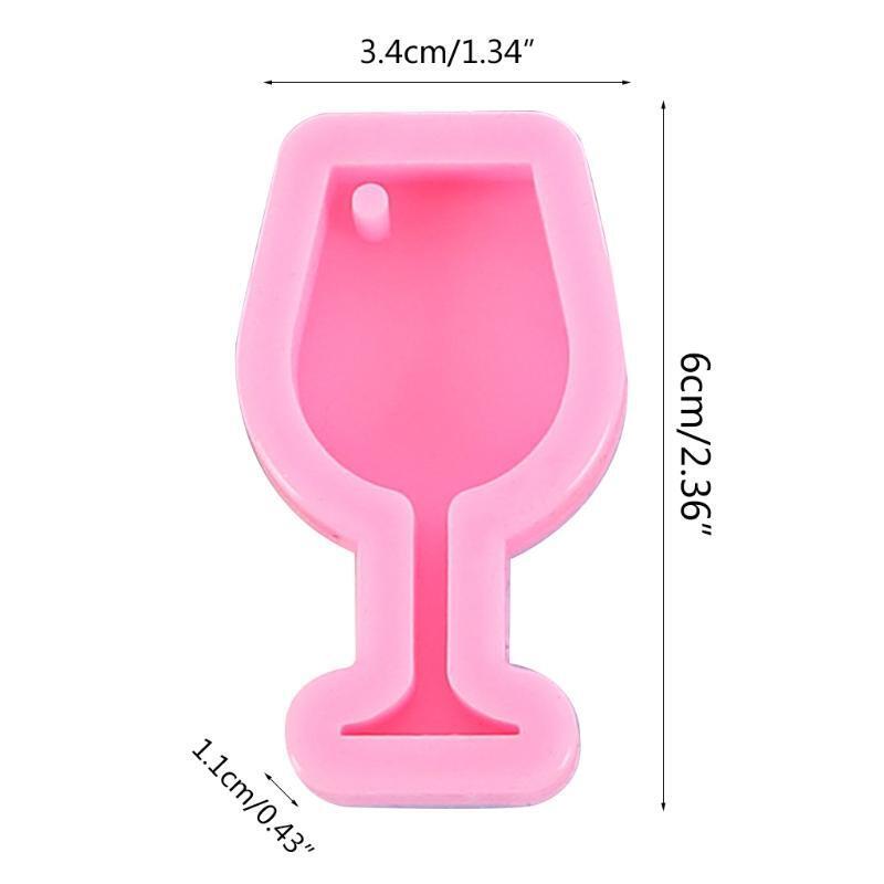 Jewelry Necklace Keychain Casting Mold Handicrafts Glossy Wine Cup Earrings Mold