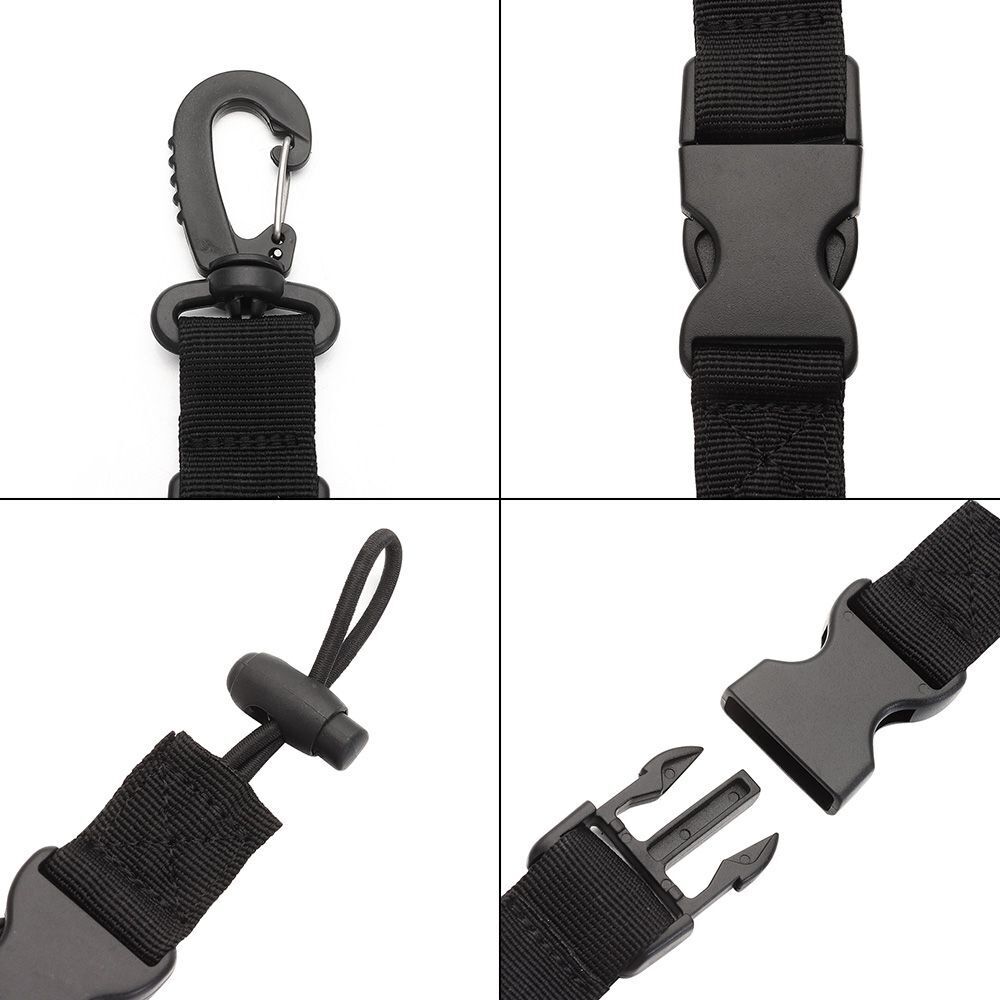 Strap Paracord Keychain Diver Torch Holder Buckle Quick Release Buckle Clip