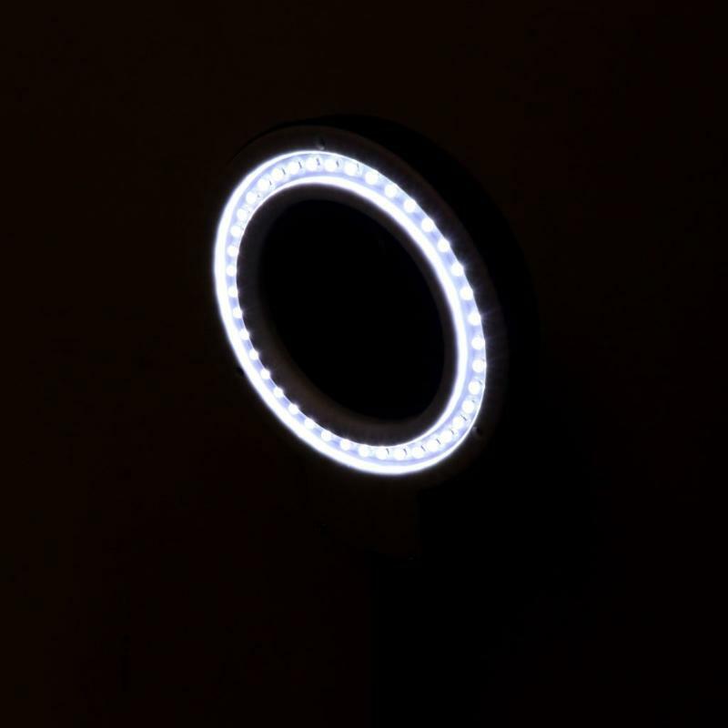 5X 10X Magnifier Magnifying Glass Desk Lamp Repair Tools With 40 LED Lighting
