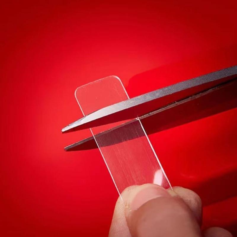 60 Pcs Double Sided Adhesive Pad Traceless Transparent Tape for Decorations