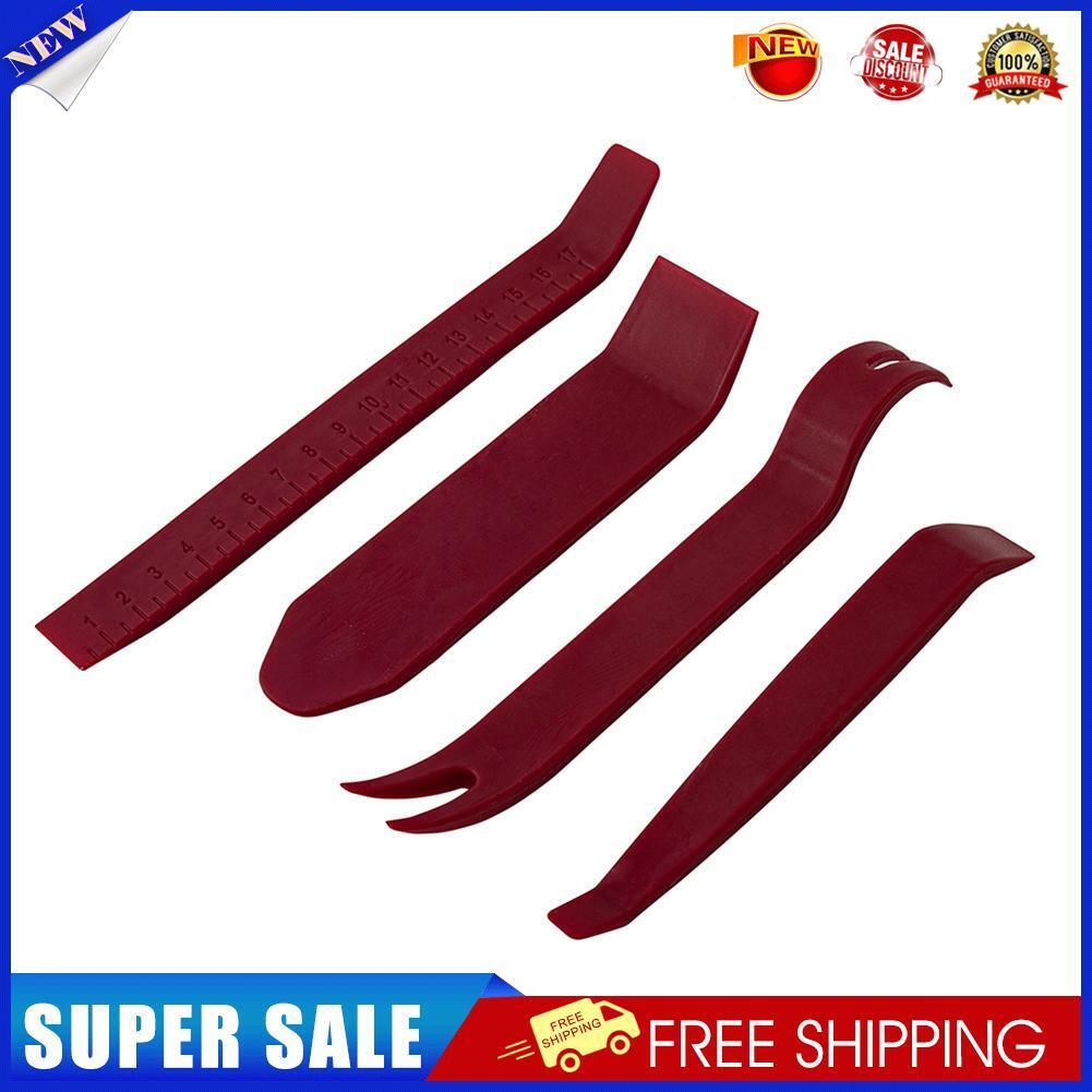 4pcs Car Door Clip Panel DIY Audio Video Dashboard Dismantle Kits Pry Tool