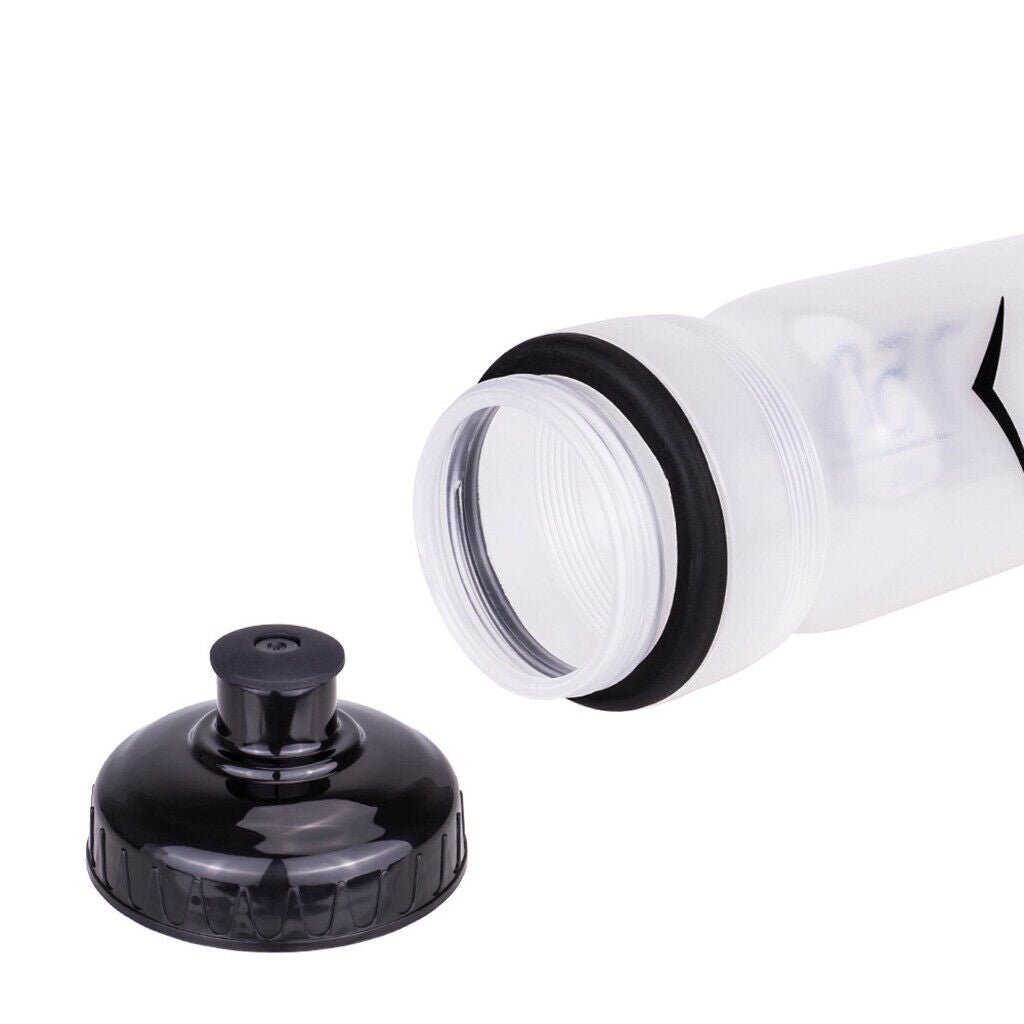 Water Bottle Sports Squeeze Bottles Football  Biking Lock Valve Lid