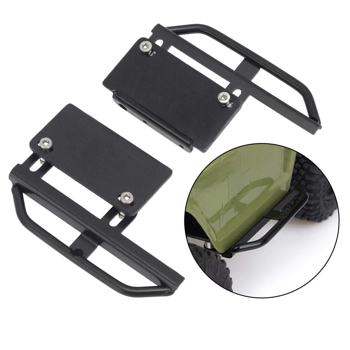 Side Pedal Guard for Axial SCX24 RC  DIY Modified Replacement