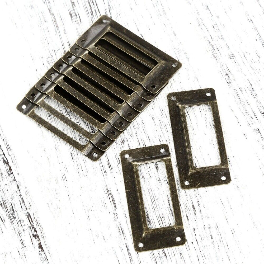Hot Drawer Cabinet Frame Label Tag Jewelry Box File Name Card Holders 62mm*39mm