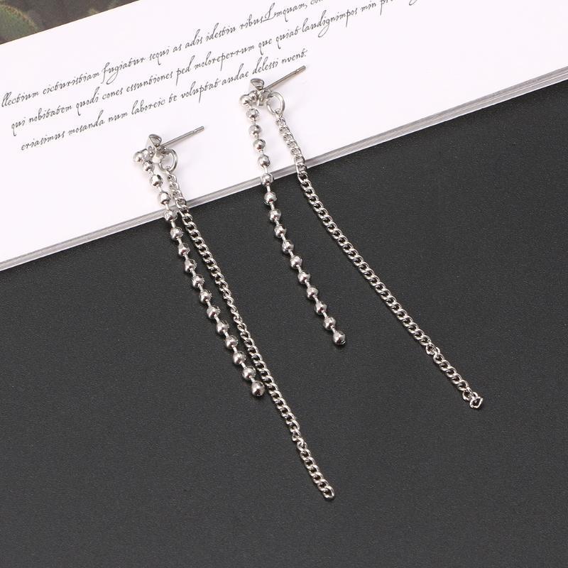 Chain Earrings Bangtan Boys Long Tassel Drop Earrings Korean Pop Fashion Jewelry