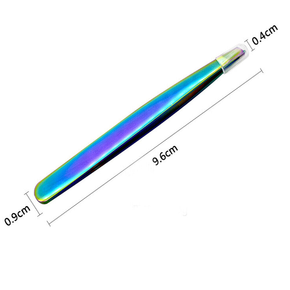 False Eyelash Tweezers Brow Trimmer Colorful Eyebrow Clip Face Hair Removal