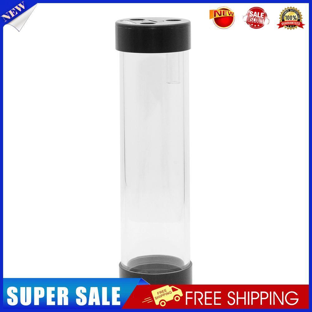234mm Cylinder Water Tank Water Cooling Kit for PC Liquid Cooling(Black)