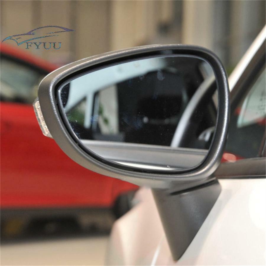 1 Pcs For Ford Fiesta 2008-2017 Left Side Rearview Wide Angle Door Mirror Glass