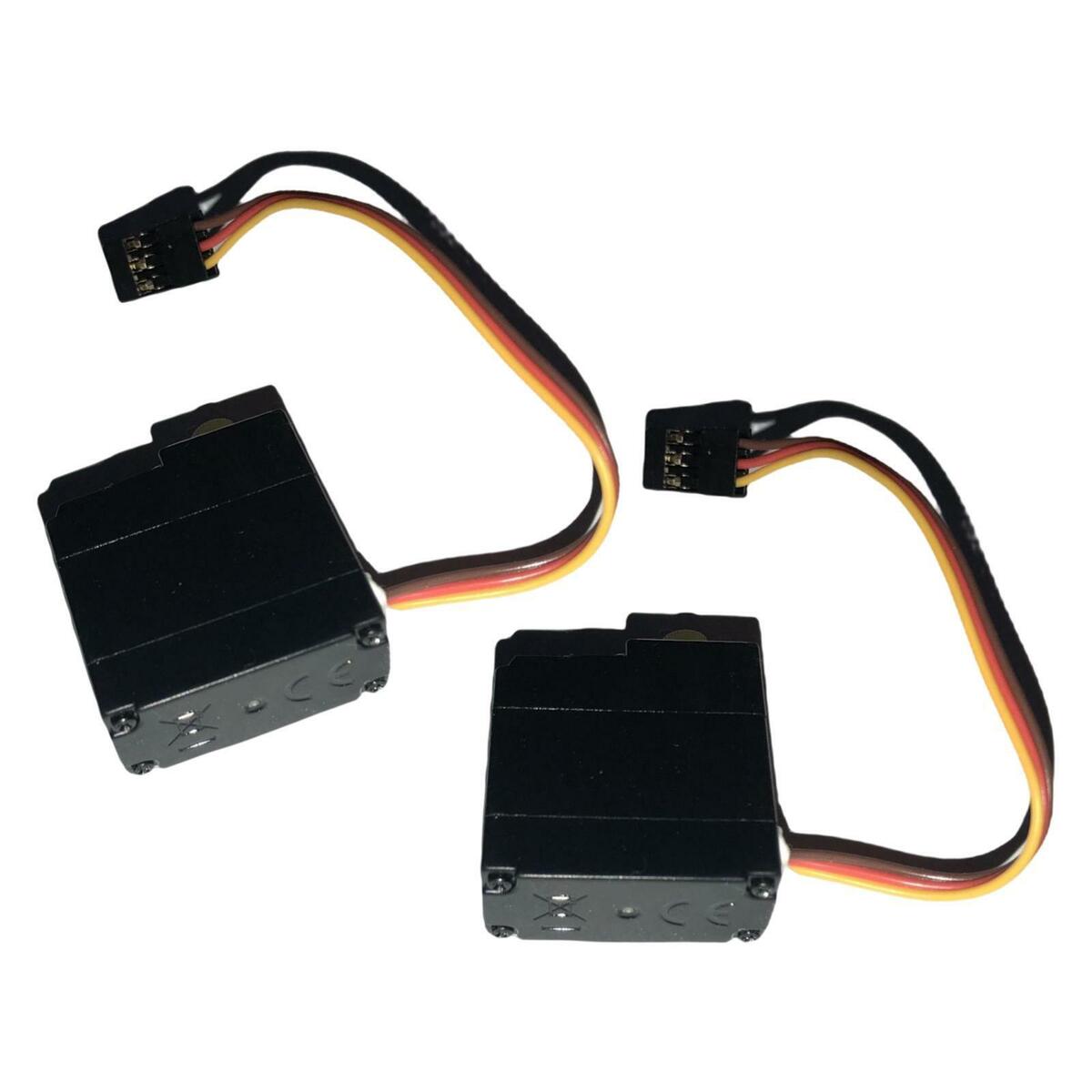 2x RC Car  Brushless Servo Assembly Upgrade for 1602 16889A Vehicles