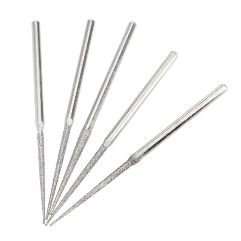 5 Pcs/set Spherical Head Diamond Grinding Bits Rotary Tools Woodworking