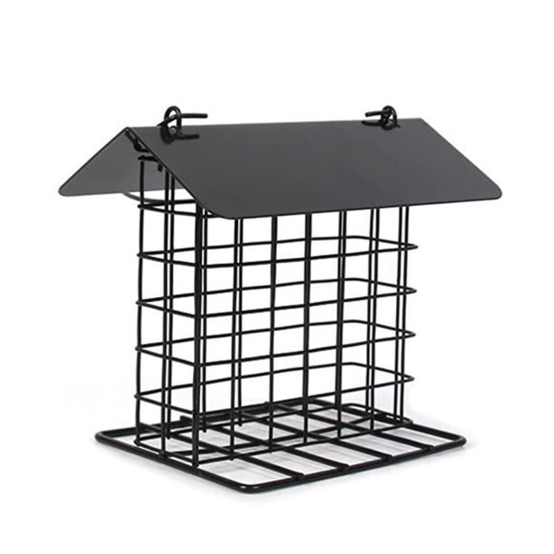 Hanging Bird Feeders for Outdoors Metal Suet Holder Creative Bird Fruit Box
