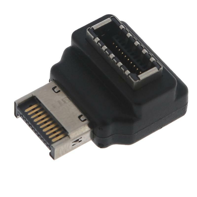 Wear Resistant Adapter USB 3.1 Type-E Female to Type-E Male Adapter Anti Oxidant