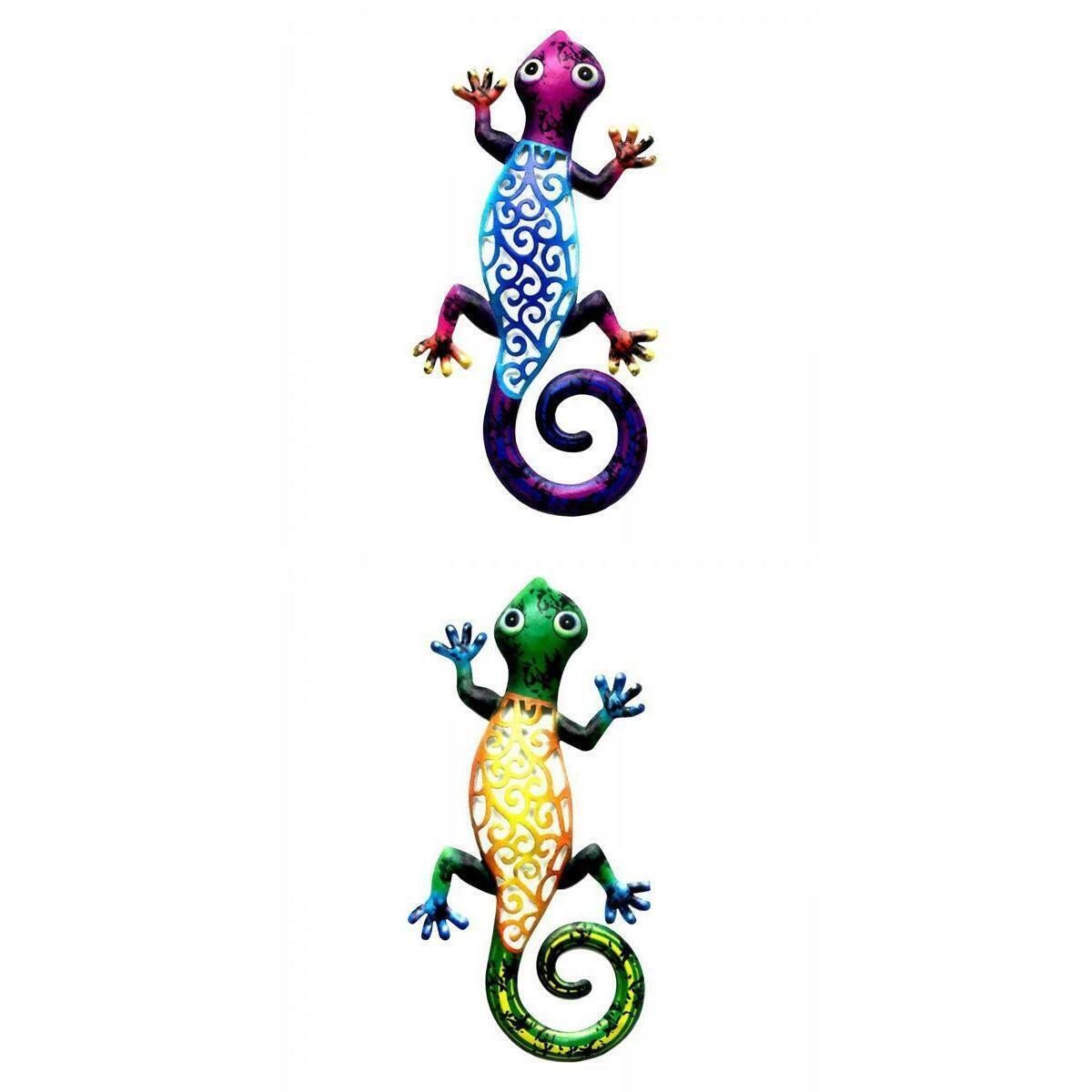 2pcs Painted   Outdoor Garden Wall Hanging  decor for art