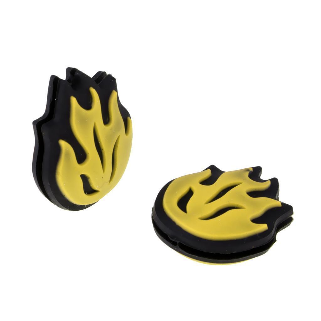 16x Durable Tennis Vibration Dampener Flame Fire Damper Shock Absorber